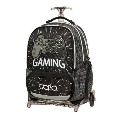 Polo Trolley Freely Σχολική Τσάντα Τρόλεϊ Δημοτικού Gaming 9-65-055-8421