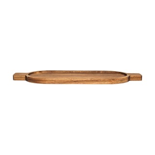 ESTIA ΔΙΣΚΟΣ ΣΕΡΒΙΡΙΣΜΑΤΟΣ ALLURE 49x18x2cm ΟΒΑΛ ΜΕ ΧΕΡΟΥΛΙΑ