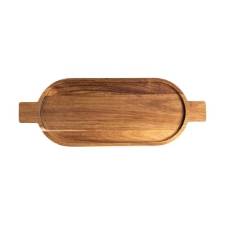 ESTIA ΔΙΣΚΟΣ ΣΕΡΒΙΡΙΣΜΑΤΟΣ ALLURE 49x18x2cm ΟΒΑΛ ΜΕ ΧΕΡΟΥΛΙΑ