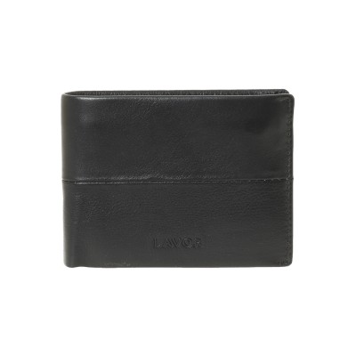 Lavor 1-5607 Ανδρικό Δερμάτινο Πορτοφόλι Μαύρο