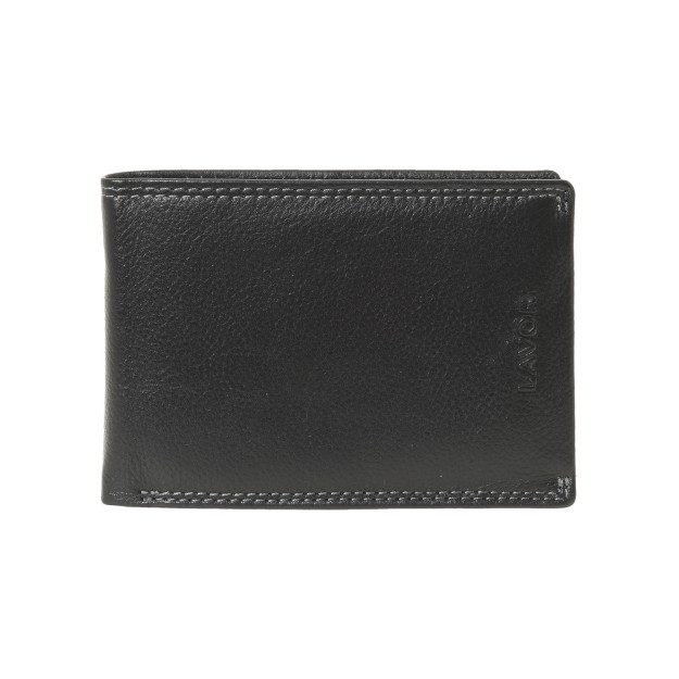 Lavor 1-3848 Δερμάτινο Ανδρικό Πορτοφόλι με RFID Μαύρο