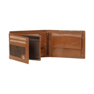 Lavor 1-3848 Δερμάτινο Ανδρικό Πορτοφόλι με RFID Cognac