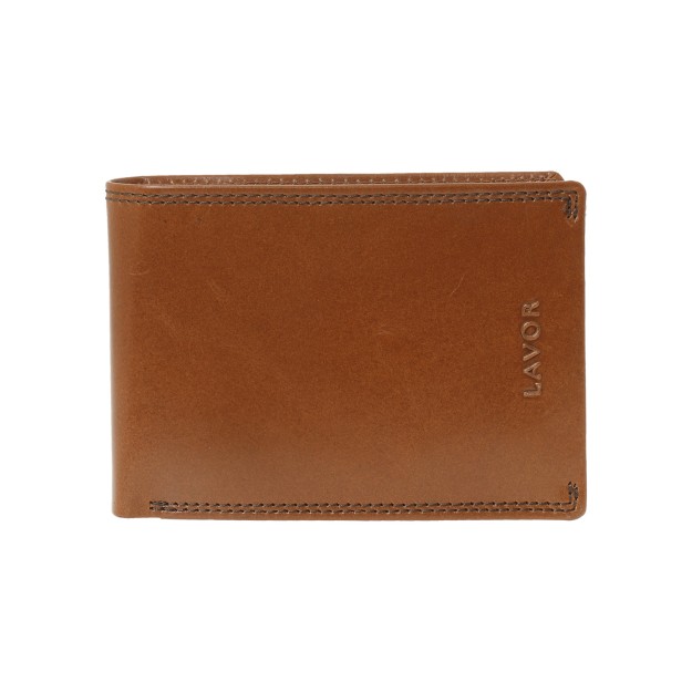 Lavor 1-3848 Δερμάτινο Ανδρικό Πορτοφόλι με RFID Cognac