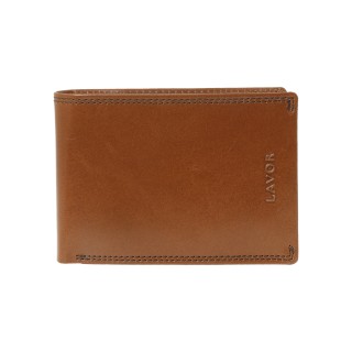 Lavor 1-3848 Δερμάτινο Ανδρικό Πορτοφόλι με RFID Cognac