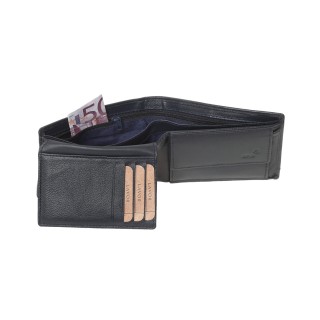 Lavor 1-3846 Δερμάτινο Ανδρικό Πορτοφόλι με RFID Μπλε