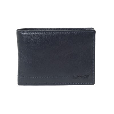 Lavor 1-3846 Δερμάτινο Ανδρικό Πορτοφόλι με RFID Μπλε
