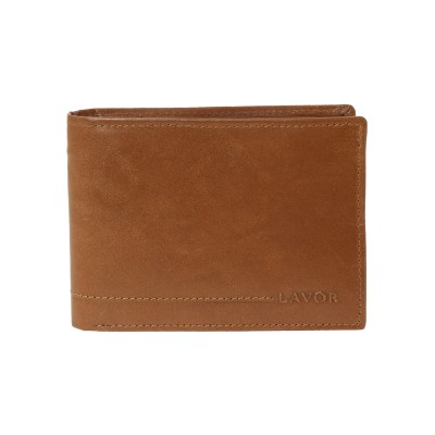 Lavor 1-3846 Δερμάτινο Ανδρικό Πορτοφόλι με RFID Cognac