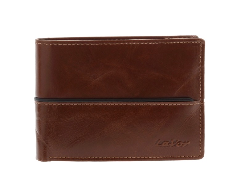 Lavor 1-3796 Δερμάτινο Ανδρικό Πορτοφόλι με RFID Cognac