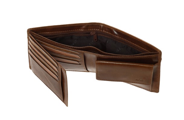 Lavor 1-3767 Δερμάτινο Ανδρικό Πορτοφόλι με RFID Cognac
