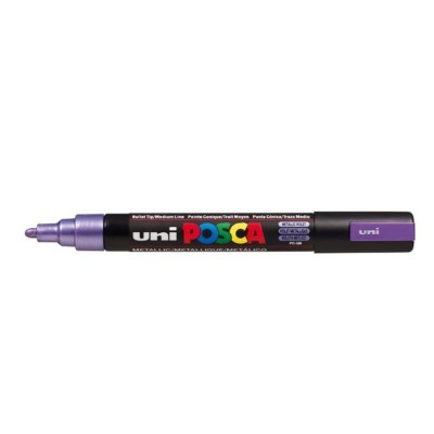Posca Μαρκαδόρος Σχεδίου 2.5mm Μωβ Μεταλλικό PC-5M/M12