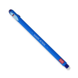 Legami Milano Shark Στυλό Gel 0.7mm Μπλε με Μπλε Mελάνι Erasable Shark EP0063