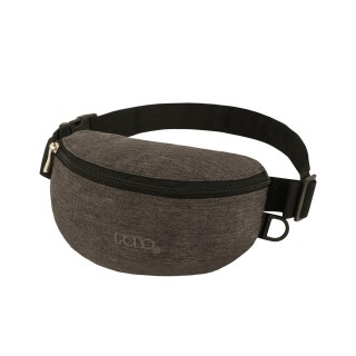 Polo Colour Simple Τσαντάκι Ανδρικό Υφασμάτινο Μέσης Γκρι 9-08-854-2100