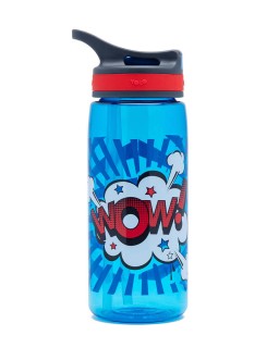 Yolo Παγούρι Tritan Πλαστικό με 2 καλαμάκια 500 ml BPA FREE Wow!