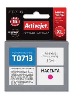 Activejet AEB-713N Ink Cartridge Ανταλλακτικό Μελάνι για Εκτυπωτή Magenta