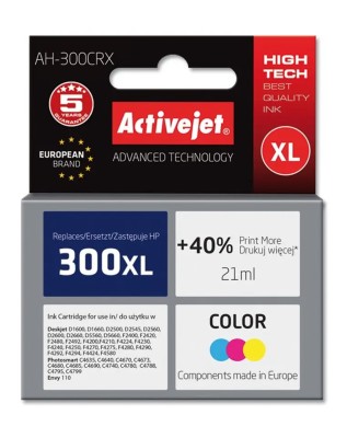Activejet AH-300CRX Ink Cartridge Ανταλλακτικό Μελάνι για Εκτυπωτή Cyan-Magenta-Yellow
