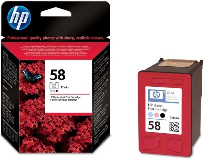 HP 58 Μελάνι Εκτυπωτή για Φωτογραφίες Tri-Colour