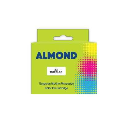 Almond Ink Συμβατό Με HP 22 Tri-Colour 20ml (A) #C9352AE