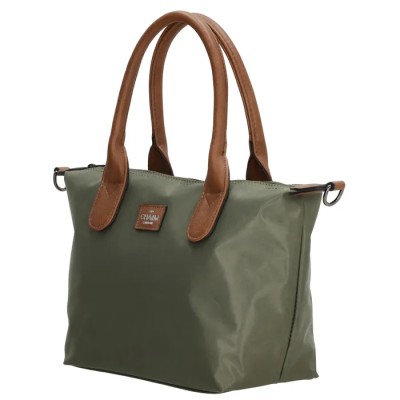 Charm London Buckingham Handbag Γυναικεία Τσάντα Μικρή Ώμου/Χειρός Χακί 20777