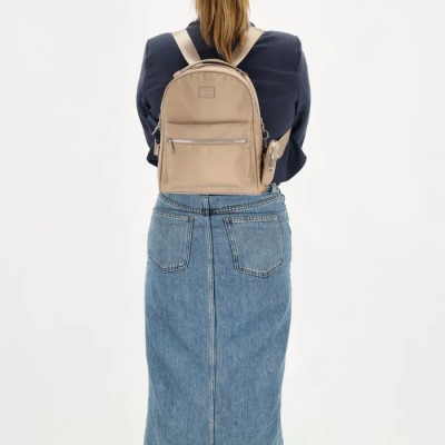 Charm London Odeon Backpack Γυναικείο Σακίδιο Πλάτης Μπεζ 22173