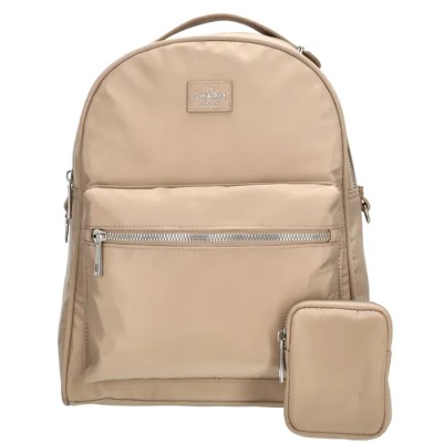 Charm London Odeon Backpack Γυναικείο Σακίδιο Πλάτης Μπεζ 22173