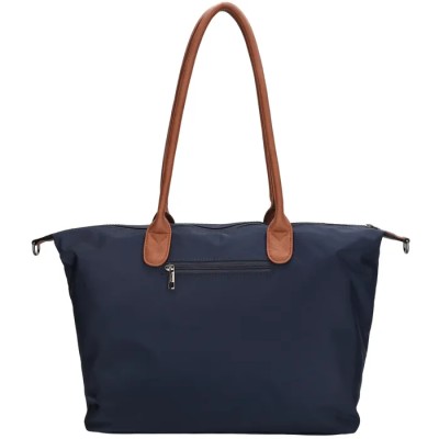 Charm London Buckingham Business Bag Γυναικεία Τσάντα Ώμου Μεγάλη Μπλε 22521