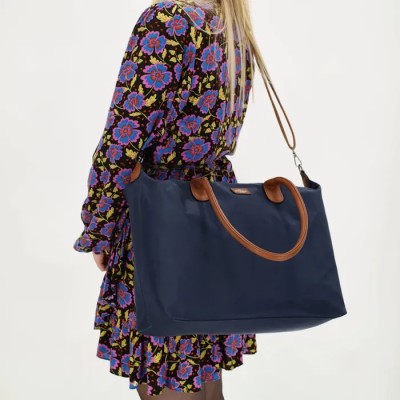 Charm London Buckingham Business Bag Γυναικεία Τσάντα Ώμου Μεγάλη Μπλε 22521