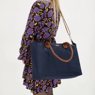 Charm London Buckingham Business Bag Γυναικεία Τσάντα Ώμου Μεγάλη Μπλε 22521