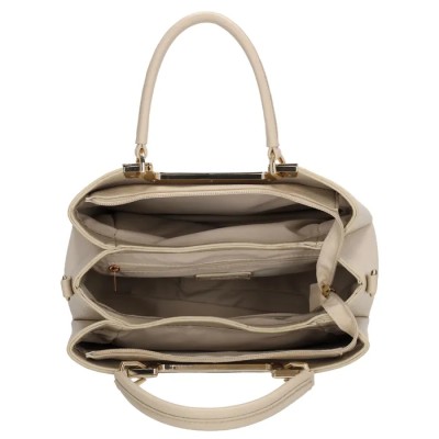 Charm London Lucca Handbag Γυναικεία Τσάντα Ώμου/Χειρός Μπέζ 24169