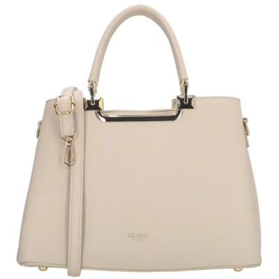 Charm London Lucca Handbag Γυναικεία Τσάντα Ώμου/Χειρός Μπέζ 24169