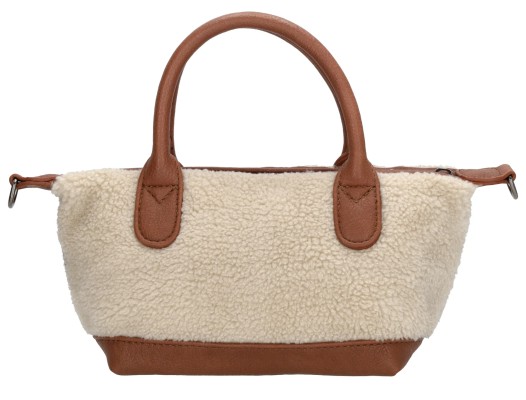 Charm London Buckingham Teddy Crossbody Tas Γυναικεία Τσάντα Ώμου/Χειρός Μικρή Μπεζ W01267