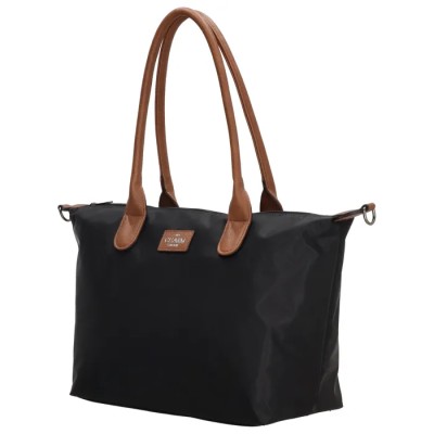Charm London Buckingham Shopper Γυναικεία Τσάντα Ώμου/Χειρός Μαύρη 20776