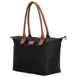 Charm London Buckingham Shopper Γυναικεία Τσάντα Ώμου/Χειρός Μαύρη 20776