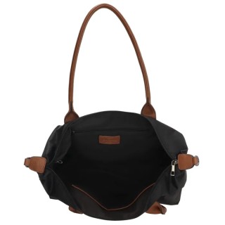 Charm London Buckingham Shopper Γυναικεία Τσάντα Ώμου/Χειρός Μαύρη 20776
