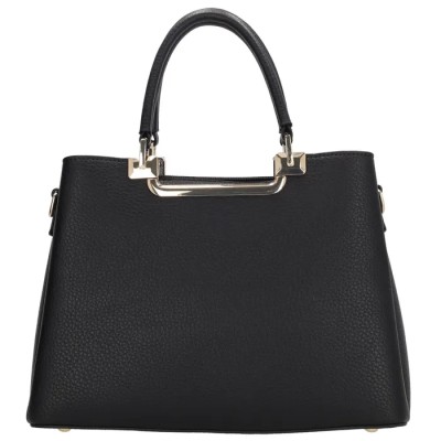 Charm London Lucca Handbag Γυναικεία Τσάντα Ώμου/Χειρός Μαύρη 24169