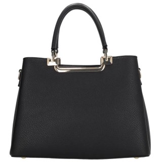 Charm London Lucca Handbag Γυναικεία Τσάντα Ώμου/Χειρός Μαύρη 24169