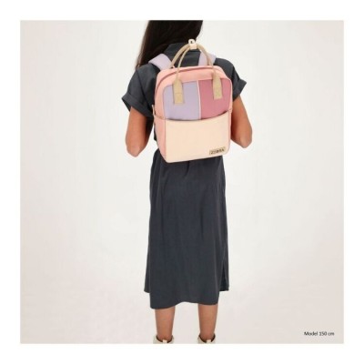 Zebra Trends Sterre Backpack Γυναικεία Τσάντα Πλάτης Ροζ W01236