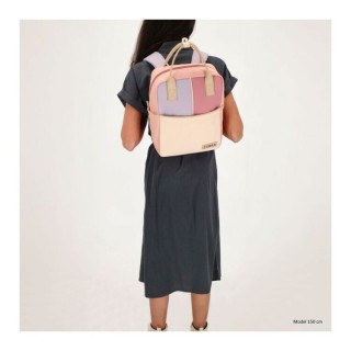 Zebra Trends Sterre Backpack Γυναικεία Τσάντα Πλάτης Ροζ W01236
