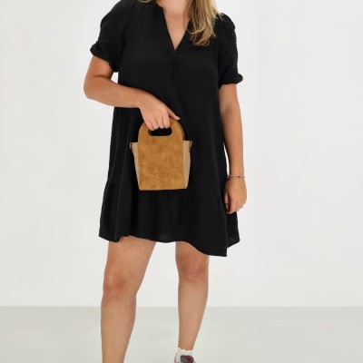 Zebra Trends Selene Handbag Γυναικεία Τσάντα Ώμου/Χειρός Καφέ Μικρή W00214
