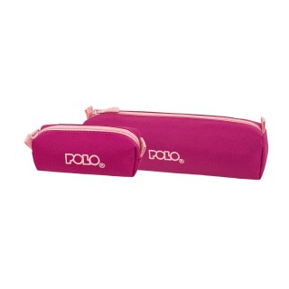Polo Original Wallet V Κασετίνα Βαρελάκι με Πορτοφολάκι Φούξια 9-37-006-4438