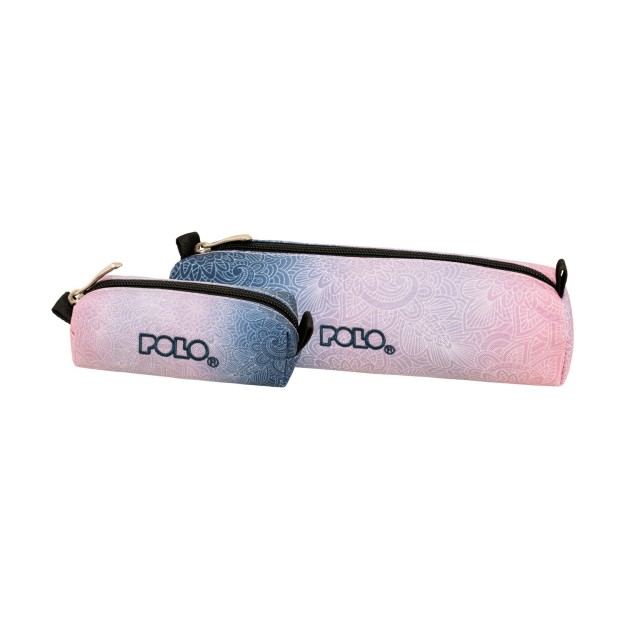 Polo Original Wallet V Κασετίνα Βαρελάκι με Πορτοφολάκι Γαλάζιο/Ροζ 9-37-006-8412