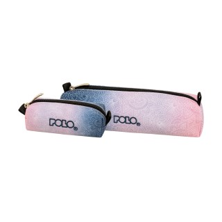 Polo Original Wallet V Κασετίνα Βαρελάκι με Πορτοφολάκι Γαλάζιο/Ροζ 9-37-006-8412