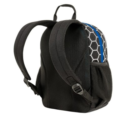 Polo Junior Fizz Σχολική Τσάντα Πλάτης Νηπιαγωγείου Μαύρη Ποδόσφαιρο 9-11-001-8451