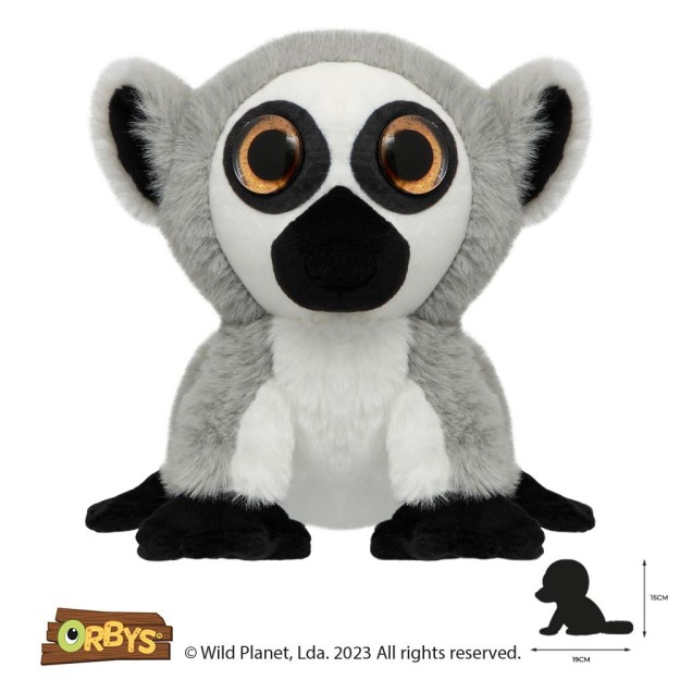 Wild Planet Lemur 15cm Λούτρινο Λεμούριος 430075