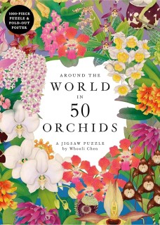 AROUND THE WORLD IN 50 ORCHIDS: A JIGSAW PUZZLE - 1000 PIECES