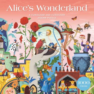 ALICES WONDERLAND : A CURIOUSER AND CURIOUSER JIGSAW PUZZLE