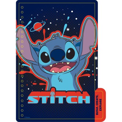 Διακάκης Παιδικό Σημειωματάριο Σπιράλ Stitch & Angel με Αυτοκόλλητα 000564653