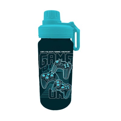Διακάκης Must Σετ Φαγητού Gamer Φαγητοδοχείο PP 800ml-Παγούρι Αλουμινίου 500ml 000587513