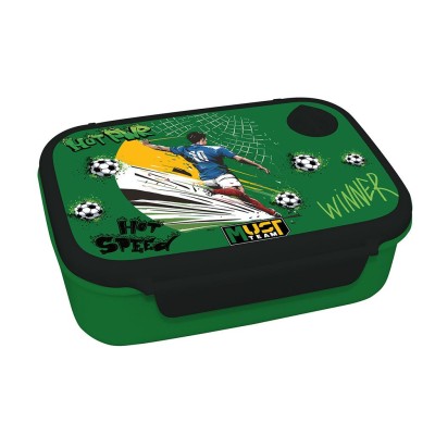 Διακάκης Must Σετ Φαγητού Football Φαγητοδοχείο PP 800ml-Παγούρι Αλουμινίου 500ml 000587558