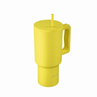 ESTIA ΘΕΡΜΟΣ STRAW TUMBLER XL SAVE THE AEGEAN 900ml SUNBEAM