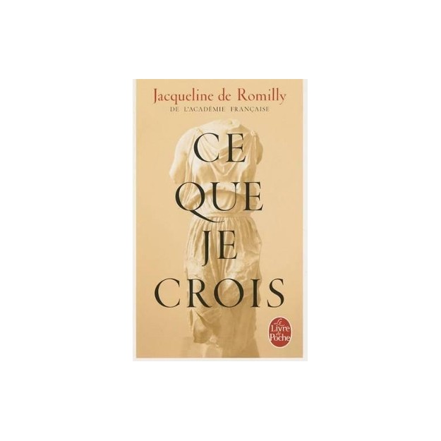 CE QUE JE CROIS POCHE